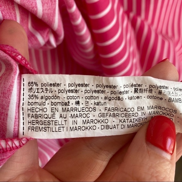 Zara mixed stripe button down tunic - Picture 7 of 11